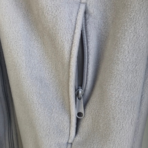 Columbia Light Gray Fleece Jacket - Picture 3 of 6